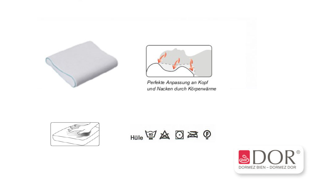 CORTUSA Nackenstützkissen high von Dorbena