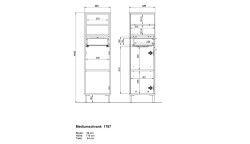 Masse-Hochschrank