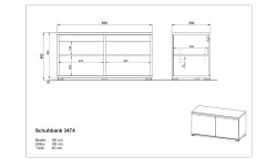 Masse-Schuhbank